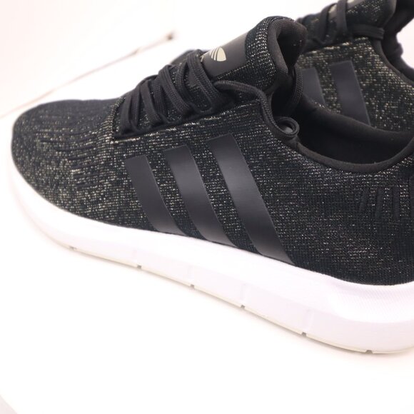 Adidas Eva 791005 Women's Sneaker Shoe Size 7.5 Black and Gold Trainers - Picture 5 of 8